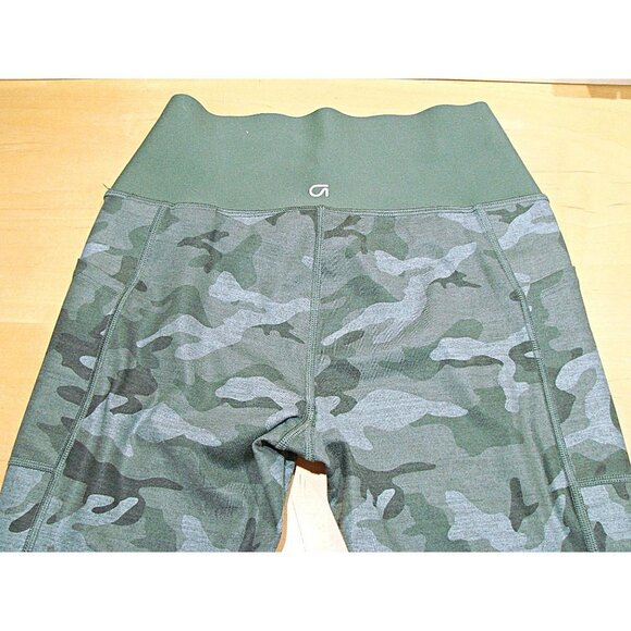 Gapfit Womens Sculpt Revolution High Rise Compression Leggings Green Camo Size S - Picture 9 of 9